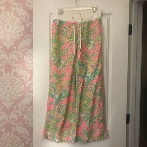 Lilly Pulitzer Chin Chin Beach Pants Elephant S